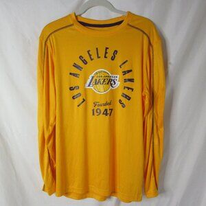 L.A. Lakers Long Sleeve T Shirt NBA Official Team Apparel Adult Size Medium NWT